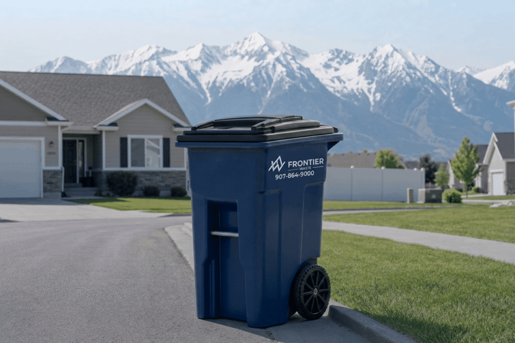 Frontier Waste Alaska Residential Trash Can